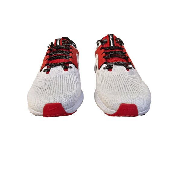 NIKE AIR ZOOM PEGASUS 40 UGA GEORGIA BULLDOGS WHITE RED BLACK MEN’S - Picture 4 of 11